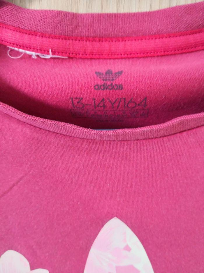 Tee.shirt 12/13 ans rose Adidas - photo numéro 2