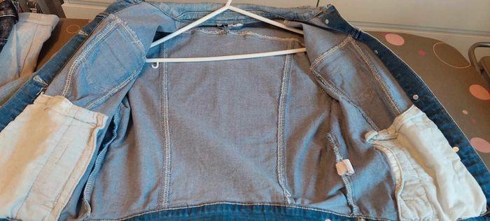 Belle veste femme en jean délavé Cloothes 38 M comme neuve - photo numéro 6