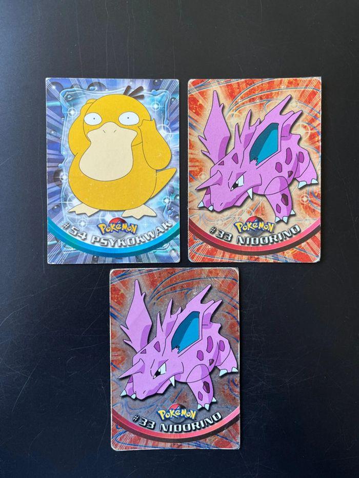 Lot de cartes Pokémon 4 Topps / 2 Dunkin - photo numéro 2