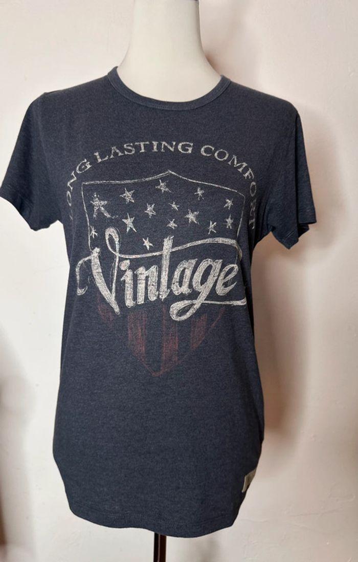 Tee Shirt coton chiné Vintage Clothing taille 36 - photo numéro 1