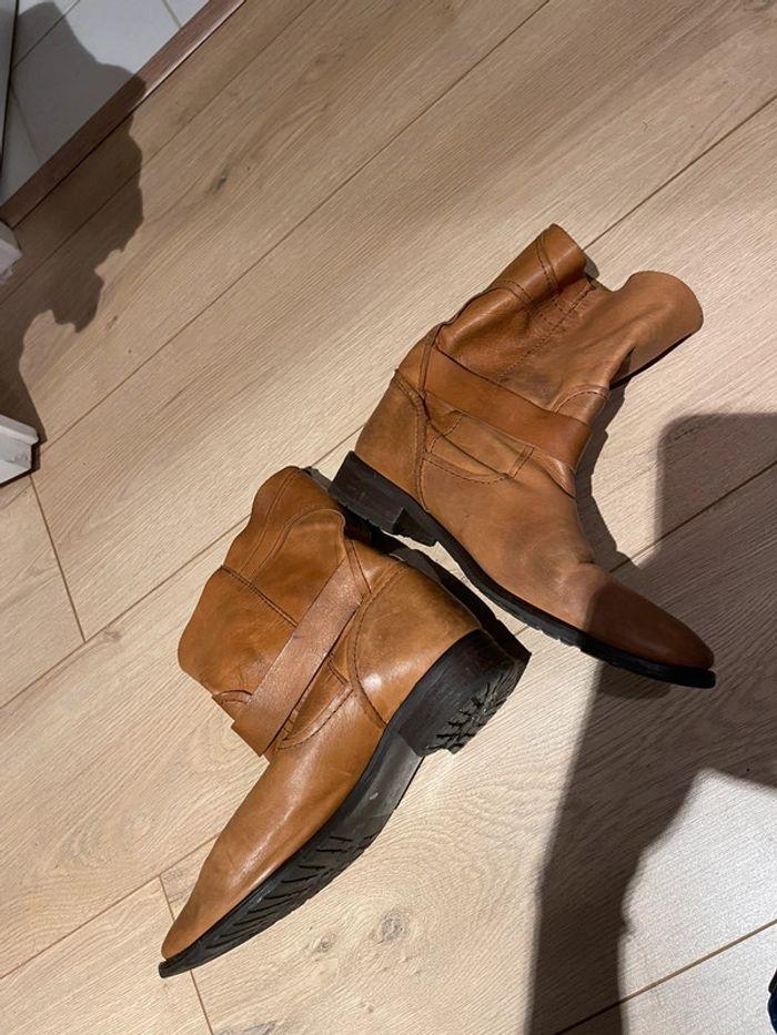 Bottines Zara camel - photo numéro 2