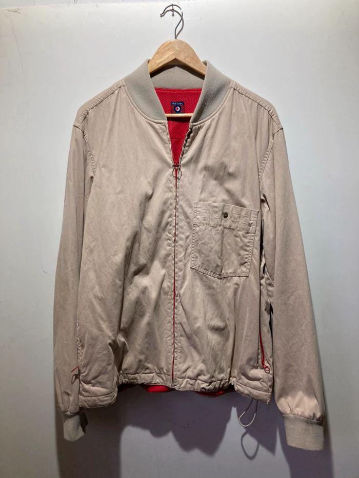 Veste mi saison beige intérieur rouge Paul Smith Sport - photo numéro 2