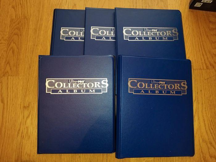 Lot de 5 Ultra Pro portfolio 180 Bleu cartes Album Classeur A4 card farde Binder - photo numéro 1