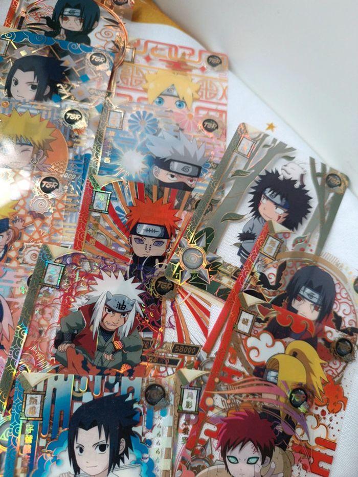 Carte card Naruto rigide transparente japonaise manga animé tcg tgr kayou lot set booster - photo numéro 7