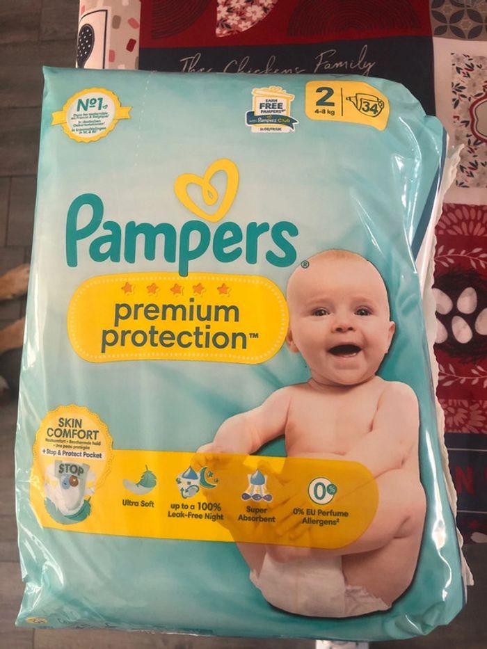 Couches Pampers premium protection t2