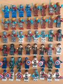 Lot de lego marvel figurines