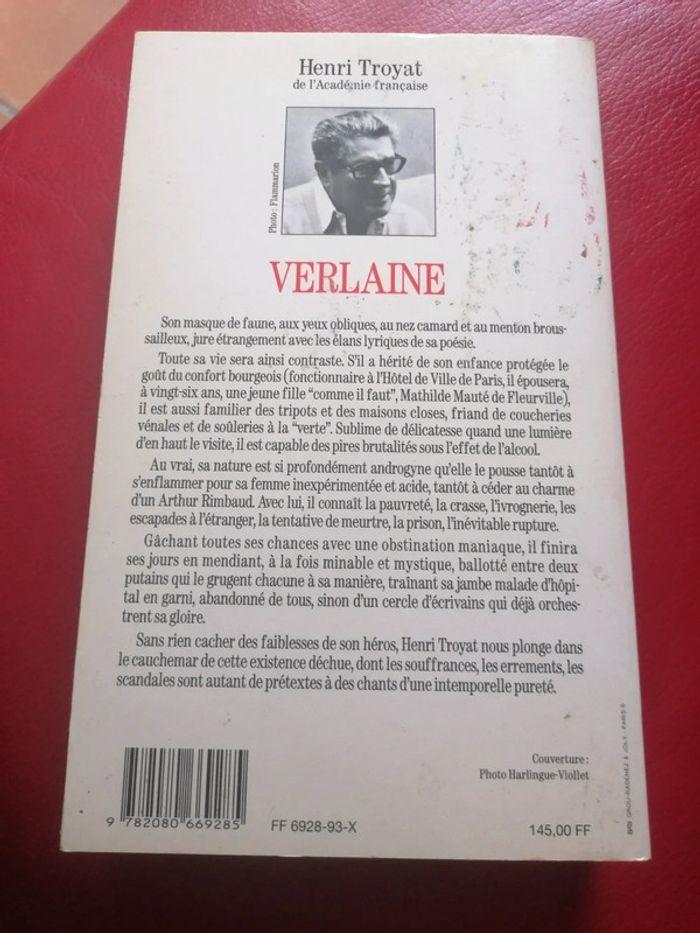 Livre "Verlaine" Henri Troyat biographie - photo numéro 2