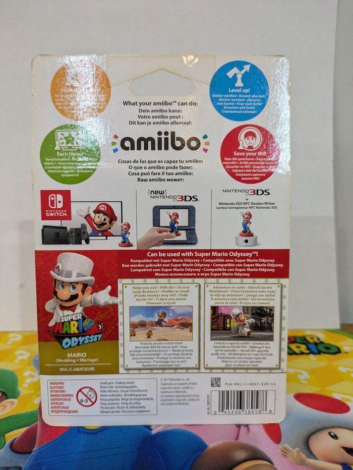 AMIIBO SUPER MARIO ODYSSEY - MARIO TENUE DE MARIAGE EURO NEUF - photo numéro 2