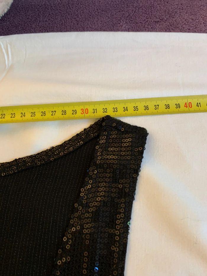 Gilet sans manches à paillette noir taille 38/40 - photo numéro 7