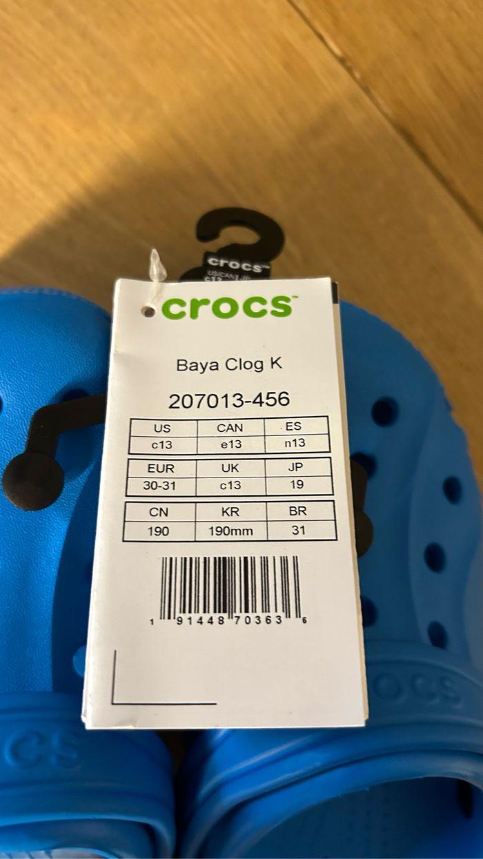 Sabots Crocs pointure 30/31  neufs - photo numéro 5