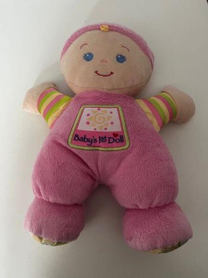 Poupée hochet Fisher price Baby’s 1st Doll  NEUVE - photo numéro 1