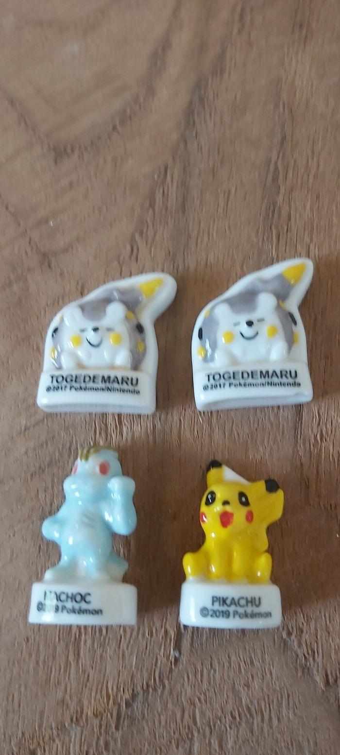 Lot de 4 fèves Pokémon