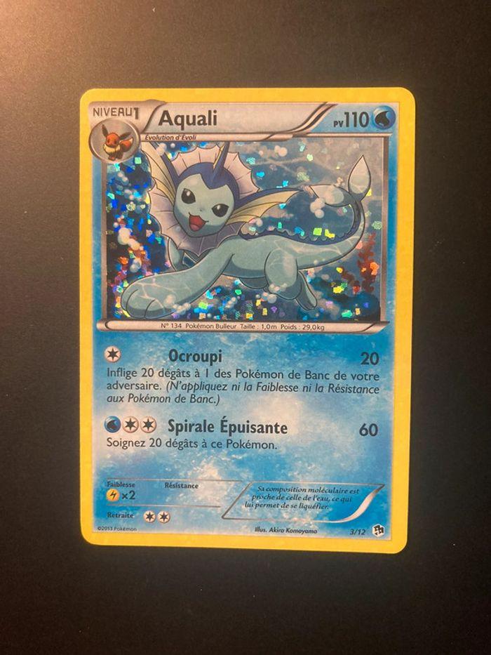 Aquali 3/12 - Promo Mac Donald's 2013 - Carte Pokémon rare - photo numéro 1