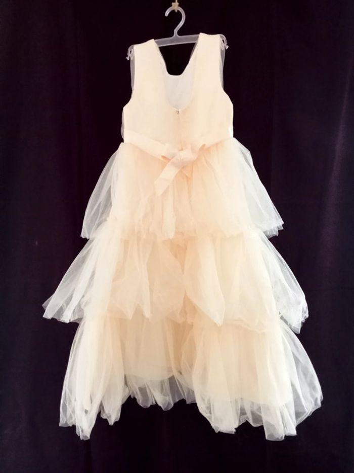 Robe de soirée en tulle pour filles - photo numéro 3