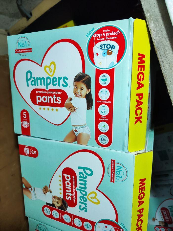 Pampers premium taille 5  2 cartons