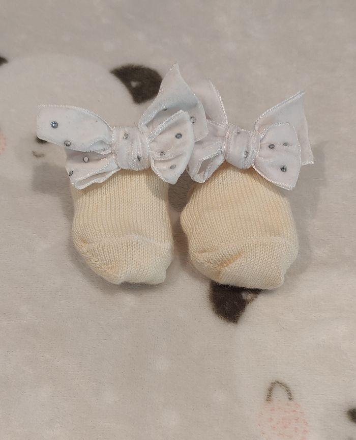 Chaussettes bébé 1 - 2 mois cadeau de naissance - photo numéro 2