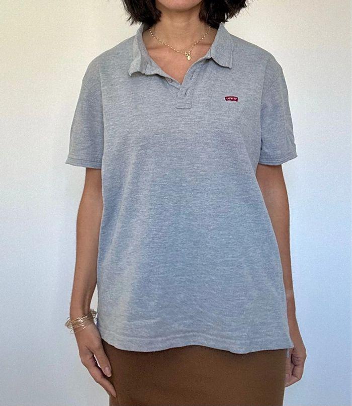 Polo gris levi’s taille L - photo numéro 2