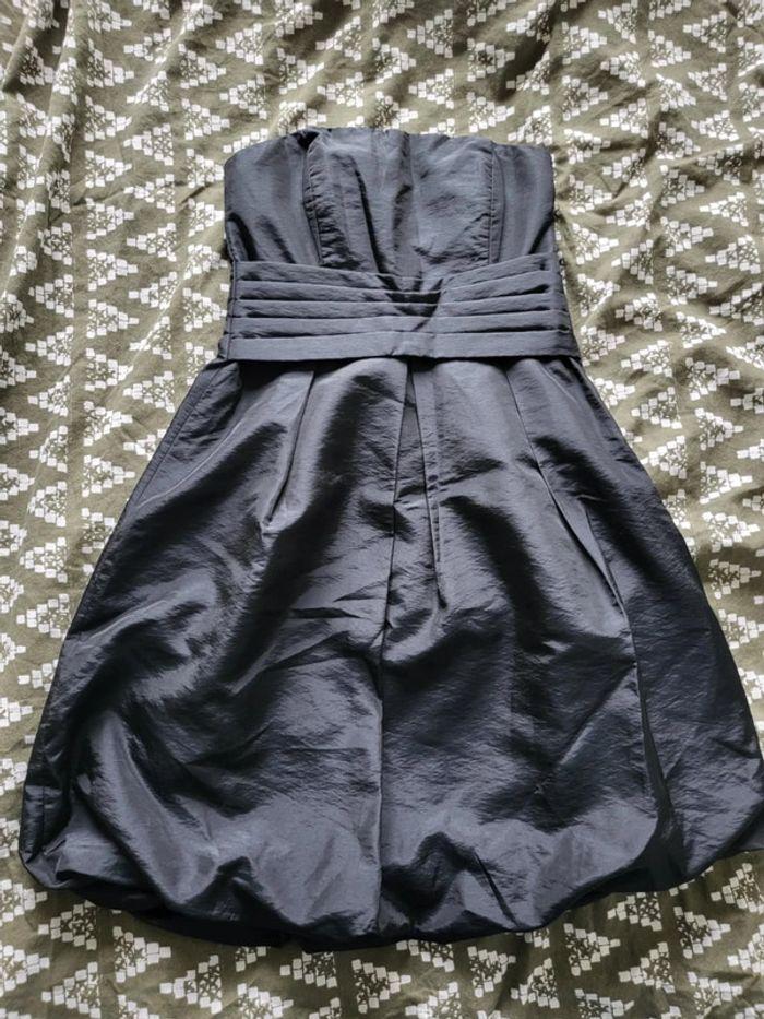 Robe boule bustier pour les Fêtes Taille XS 34 Noire - photo numéro 2