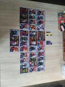 Lot de 10 planches de 4 cartes Marvel 2023 soit 40 cartes