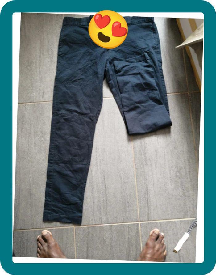 Pantalon bleu dickies taille 48 hauteur 107 cm - photo numéro 1