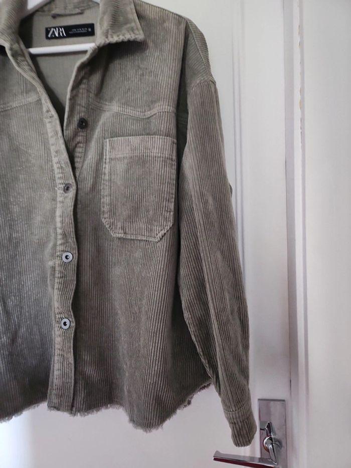 Veste chemise velours Zara - photo numéro 3