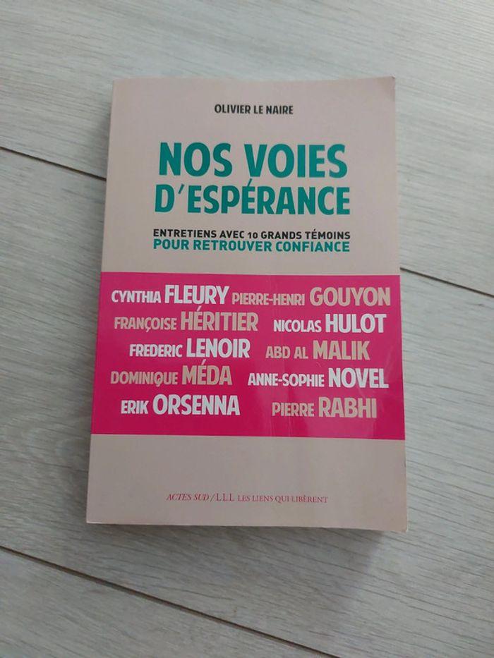 Nos voies d'espérance - photo numéro 1