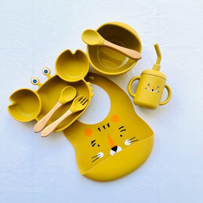 Set pour bébé repas en silicone - photo numéro 4