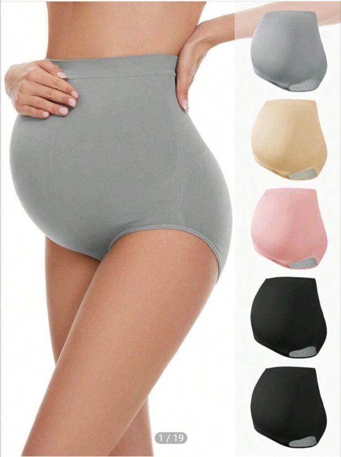 Lot de 5 culottes de grossesse maternité - photo numéro 1