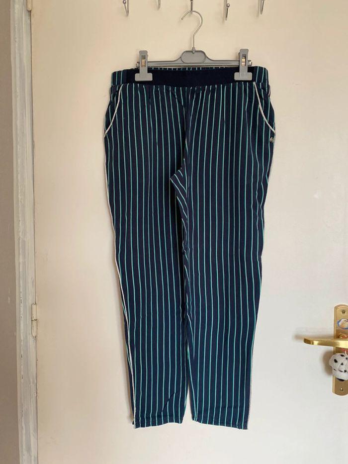 Pantalon fluide rayé femme - photo numéro 1