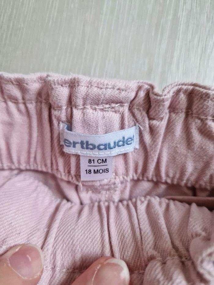 Pantalon rose Vertbaudet 18m - photo numéro 2