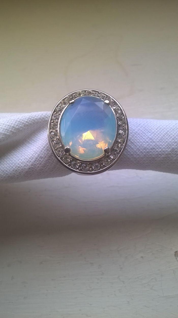 Grosse bague avec strass - Taille 52 - photo numéro 2