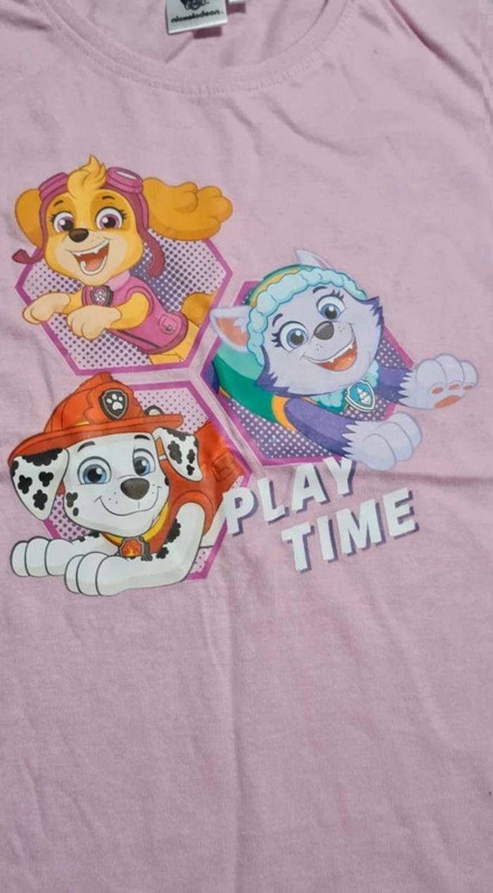 Tee-shirt  paw patrol fille - photo numéro 2