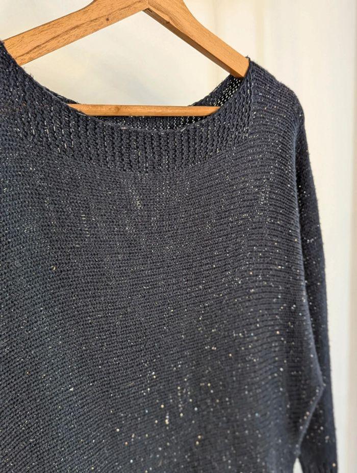 Pull ajouré à paillettes - photo numéro 3