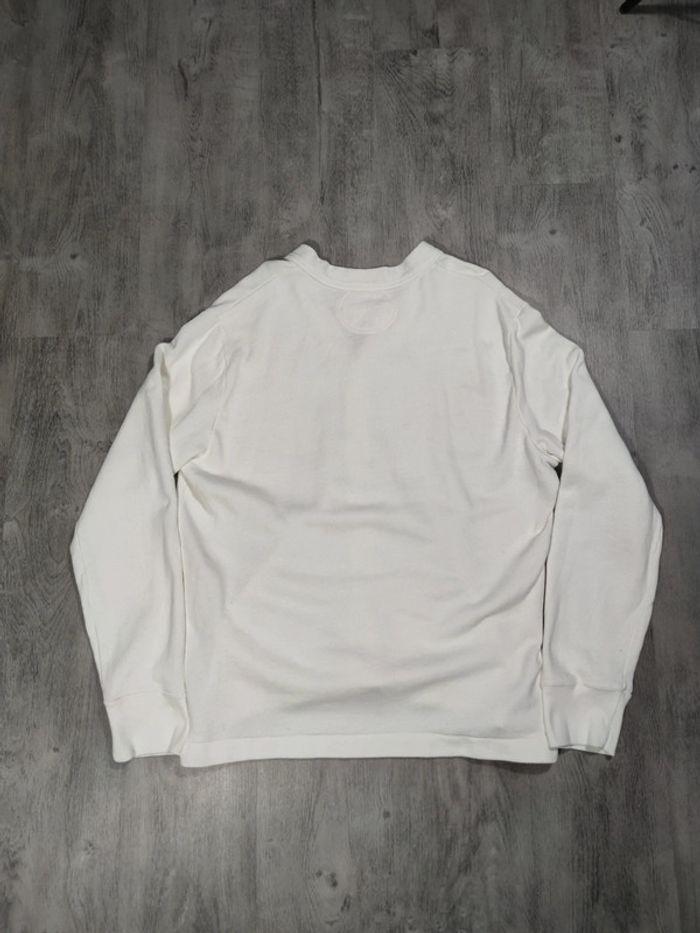 Pull Cardigan Ralph Lauren Blanc Logo Brodé Taille XL Homme - photo numéro 11