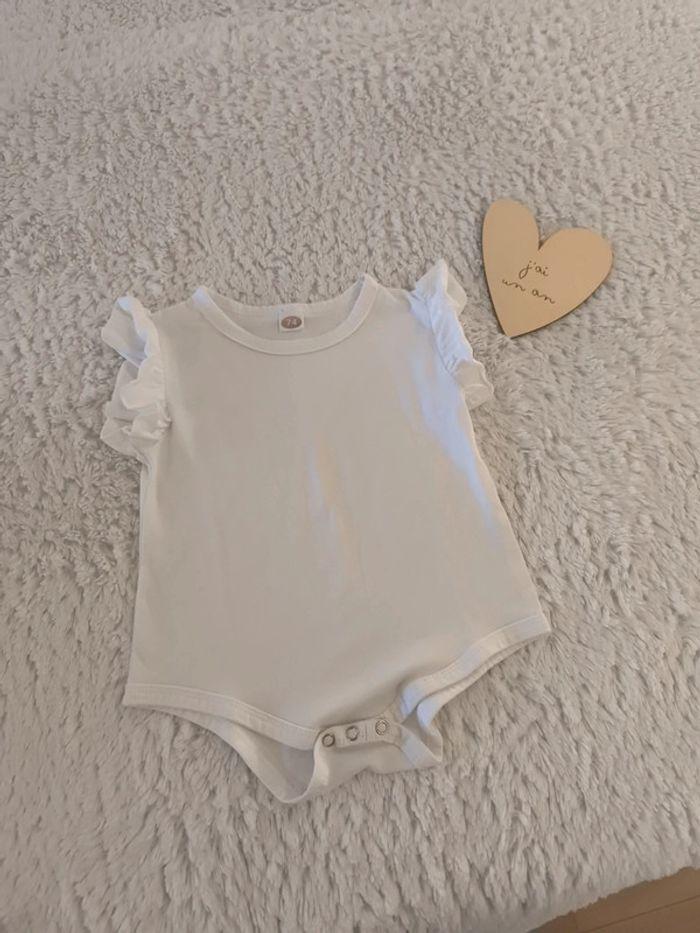 Body blanc bébé fille