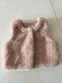 Gilet fausse fourrure très doux Bout’chou 6 mois