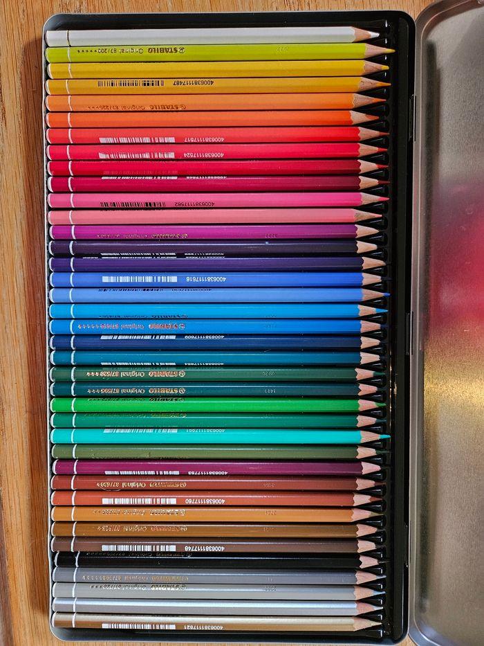 38 crayons couleurs Stabilo original arty - photo numéro 2