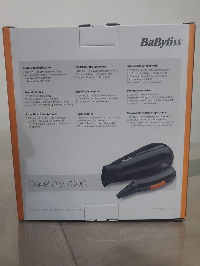 Sèche cheveux Pliable BABYLISS. - photo numéro 2