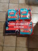 126 couches culotte Pampers baby-dry pants taille 6