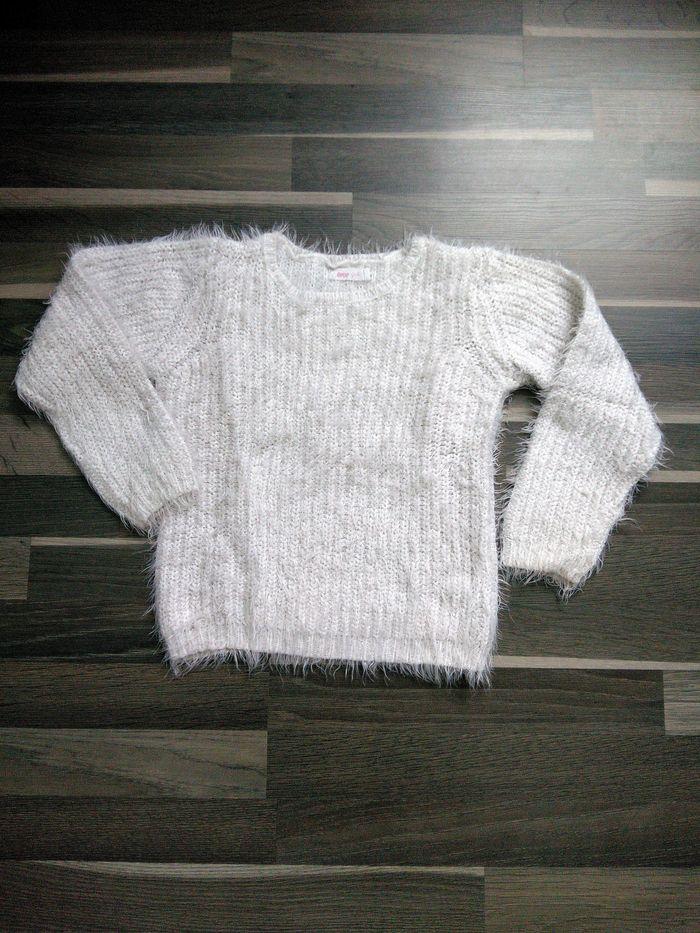 Pull blanc 8 ans