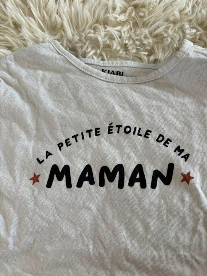 Joli teeshirt manches courtes taille 24 mois - photo numéro 2