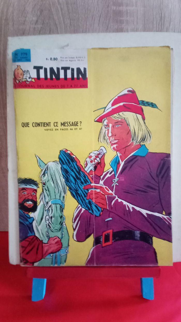 Tintin, n° 779, 1963, le journal des jeunes de 7 à 77 ans - photo numéro 1