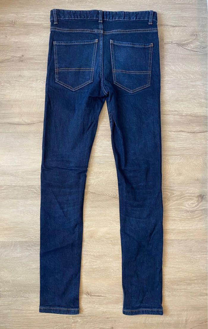 Jean skinny bleu foncé avec élastique Kiabi 14 ans / 158 - 164 cm - photo numéro 6