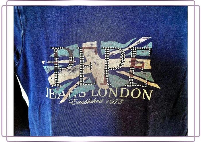 T-shirt bleu marine Pepe Jeans 8 ans - photo numéro 2