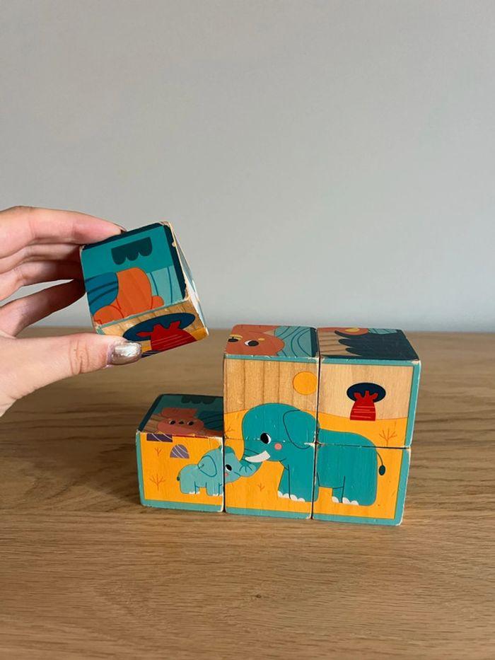 Puzzle cubes en bois - photo numéro 3