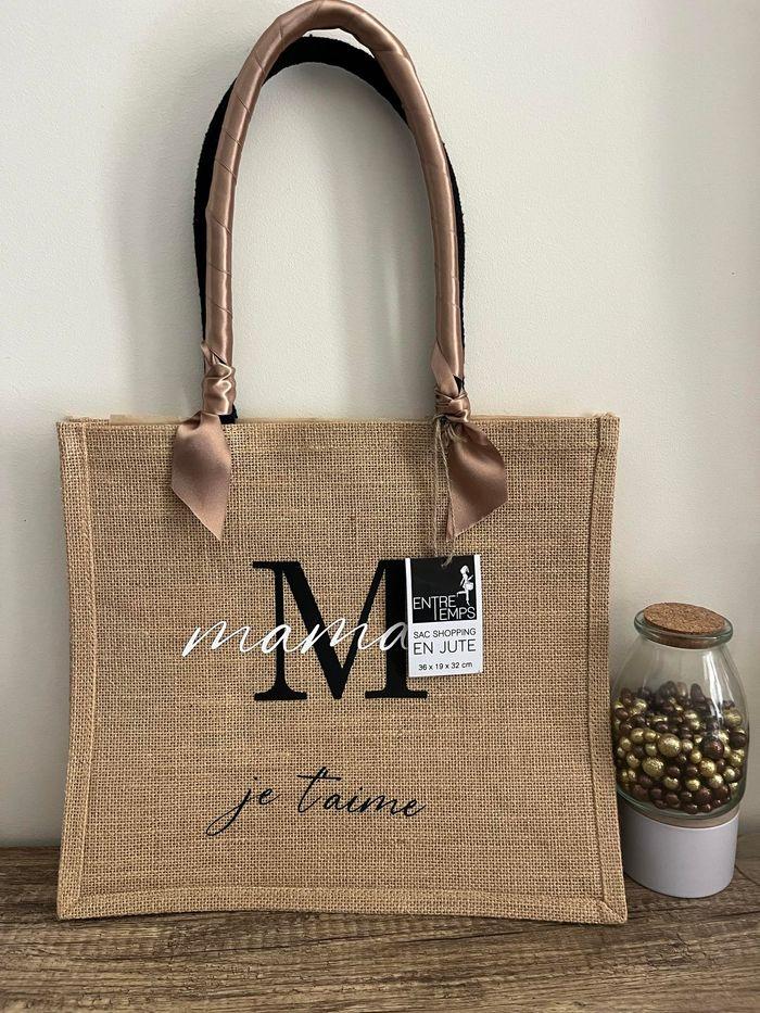 Sac personnalisé  maman je t'aime 36x19x32 cm - photo numéro 2