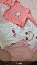 lot de 4 tshirt manche longue fille