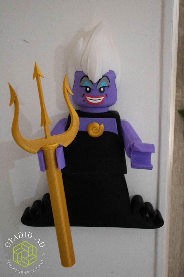 Dévidoir de papier toilette ou simple décoration murale dans un style Lego disney - photo numéro 2