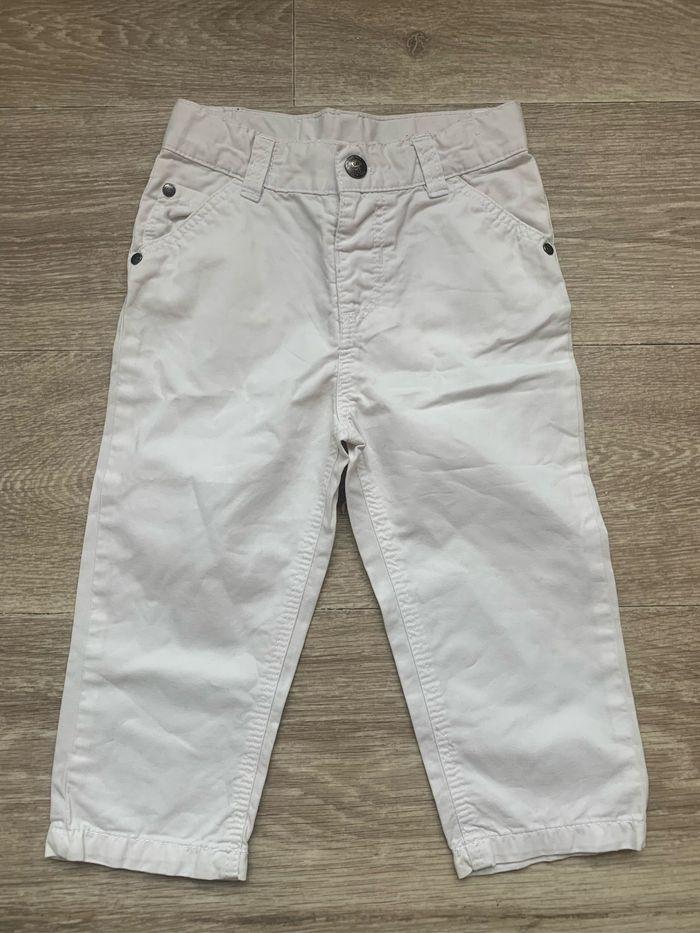 Pantalon blanc 23 mois - photo numéro 1