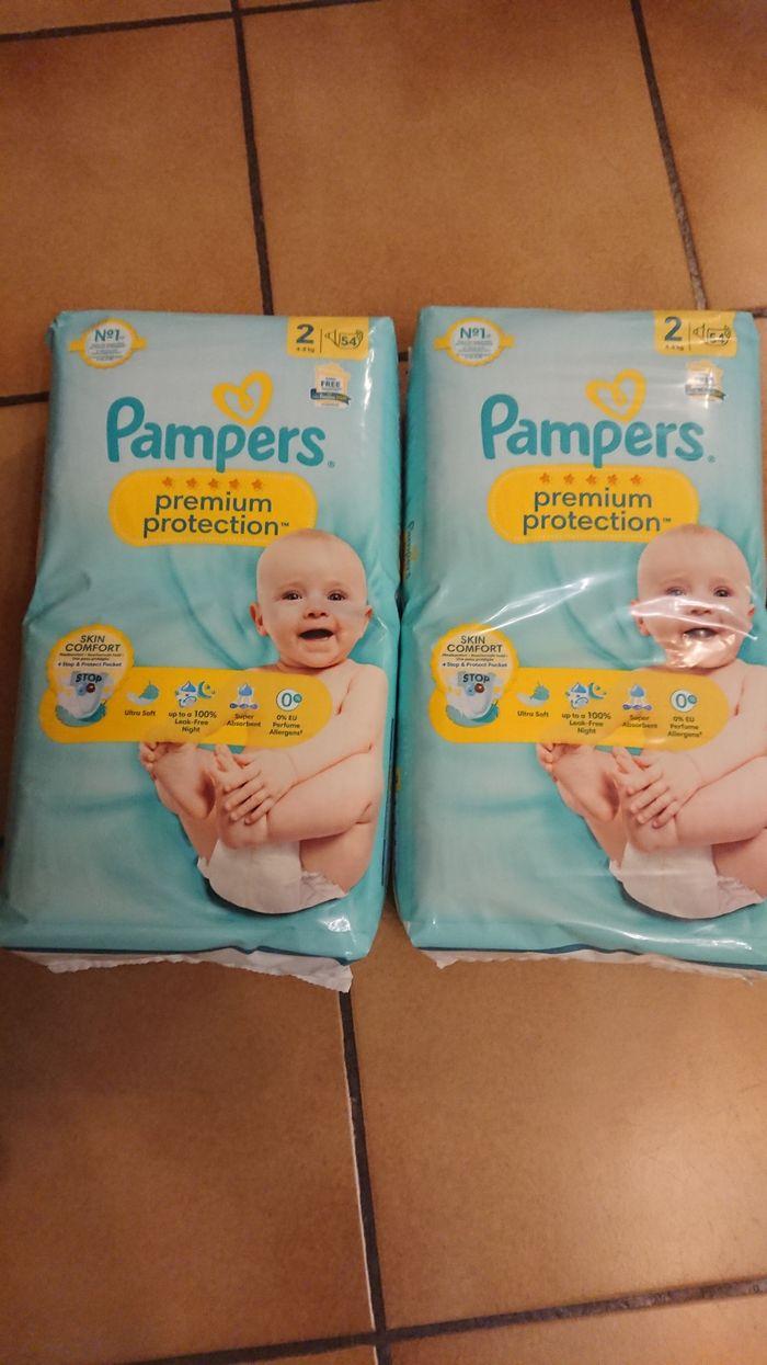 Couches Pampers premium protection taille 2